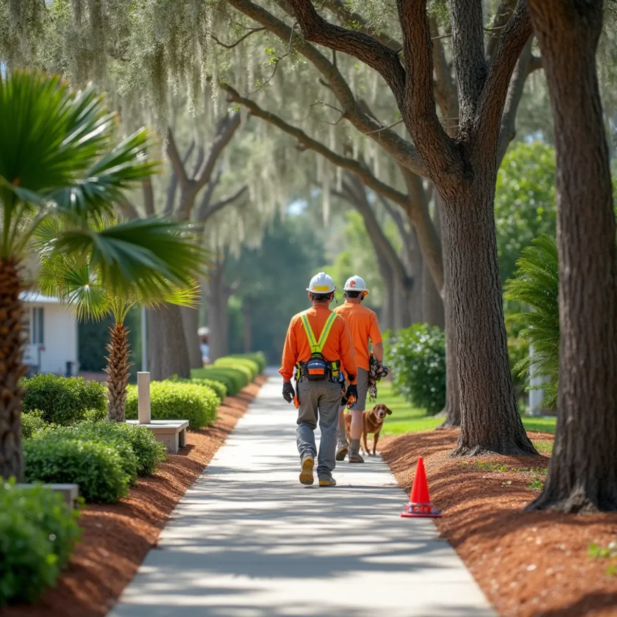 Hoa common area trimming, commercial & hoa tree service in St. Augustine, FL