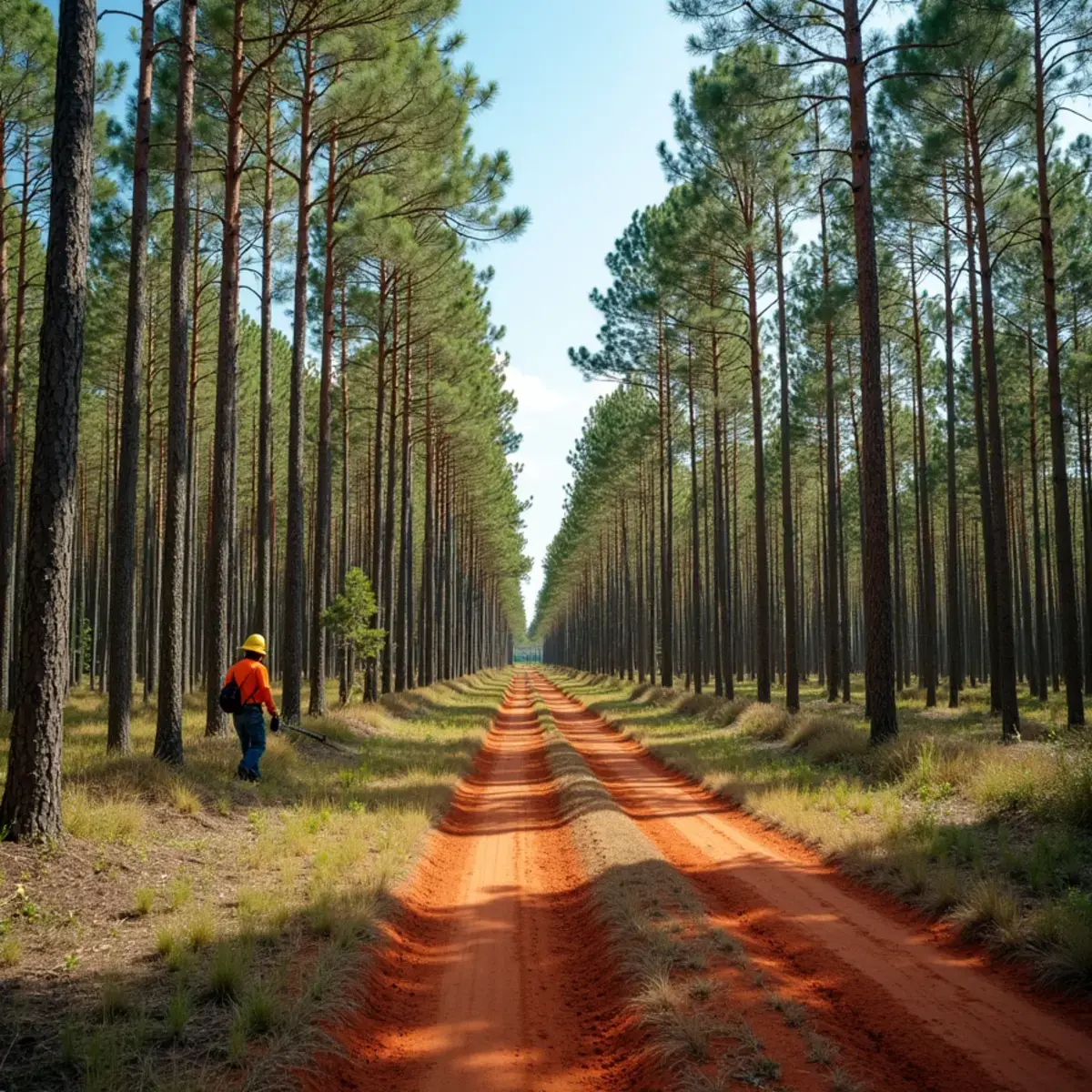 Pine plantation thinning, tree service in Bunnell, FL