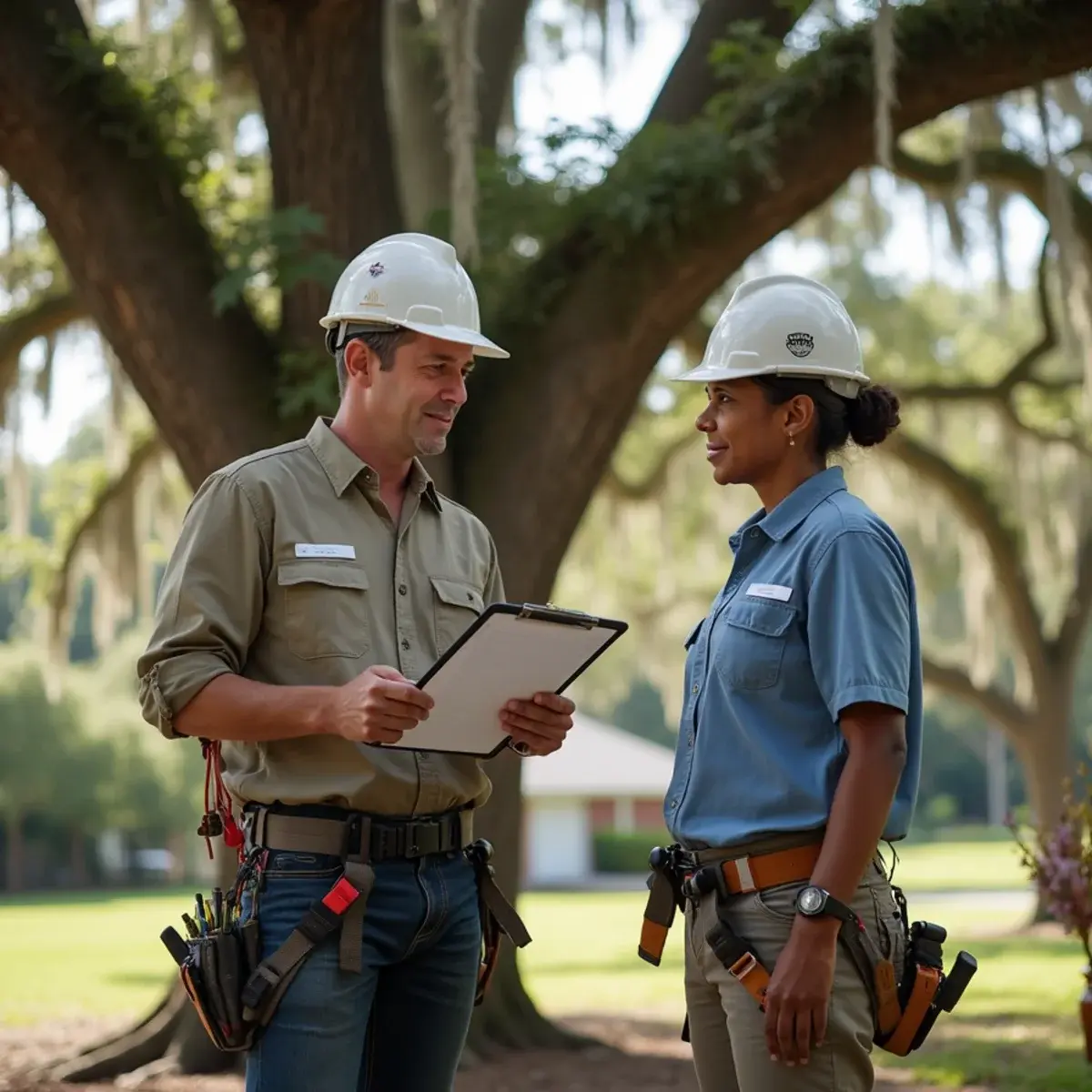 Assessment report with homeowner, tree health & risk assessment in St. Augustine, FL